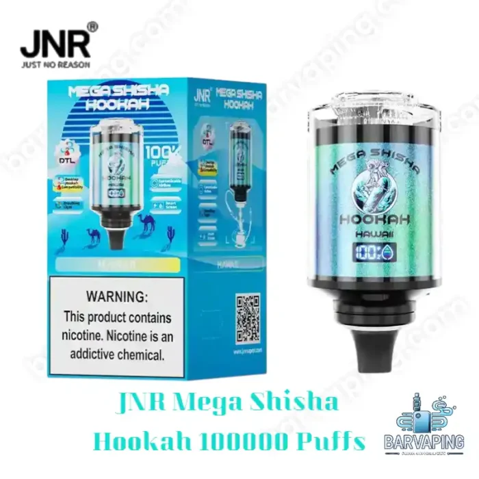 JNR Mega Shisha Hookah 100000 Puffs