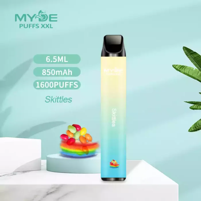 MYDE PUFFS XXL 1600 Puffs Langdurige 1600 Puffs 2% Nicotine en 12 Onweerstaanbare Smaken