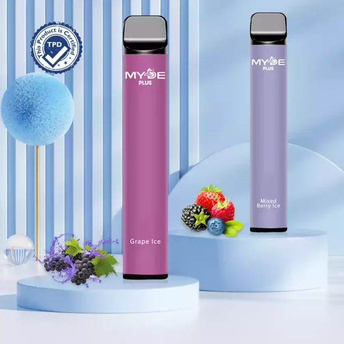 MYDE Plus 600 Puffs 10 Unique Flavors in a Rechargeable Disposable Vape