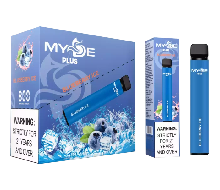 MYDE Plus 800 Puffs Disposable Vape Pens, 0%-5% Nicotine Options
