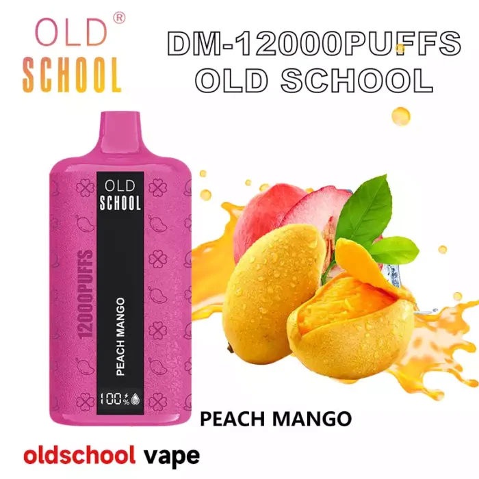 OLD School DM 12000 Puffs 10 Flavor Options and 5% Nicotine for Satisfying Vaping