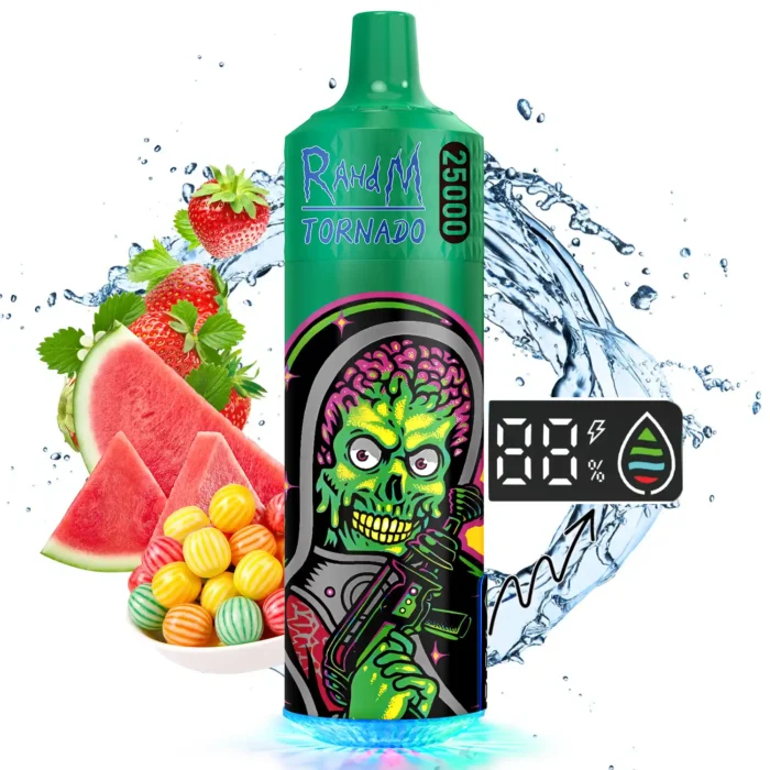 RAHDM TORNADO K16S 25000 Puffs Well-received Disposable Vape10 Rich Flavors and 25ml E-liquid Capacity
