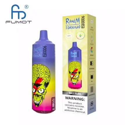 RandM Tornado 9000 Puffs Long Lasting Vape with 850mAh Battery & Mesh Coils