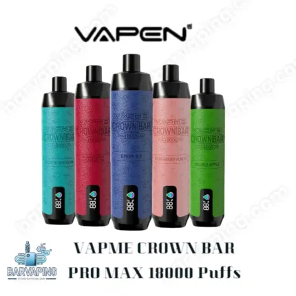 VAPME CROWN BAR PRO MAX 18000 Puffs Vape desechable bien recibido