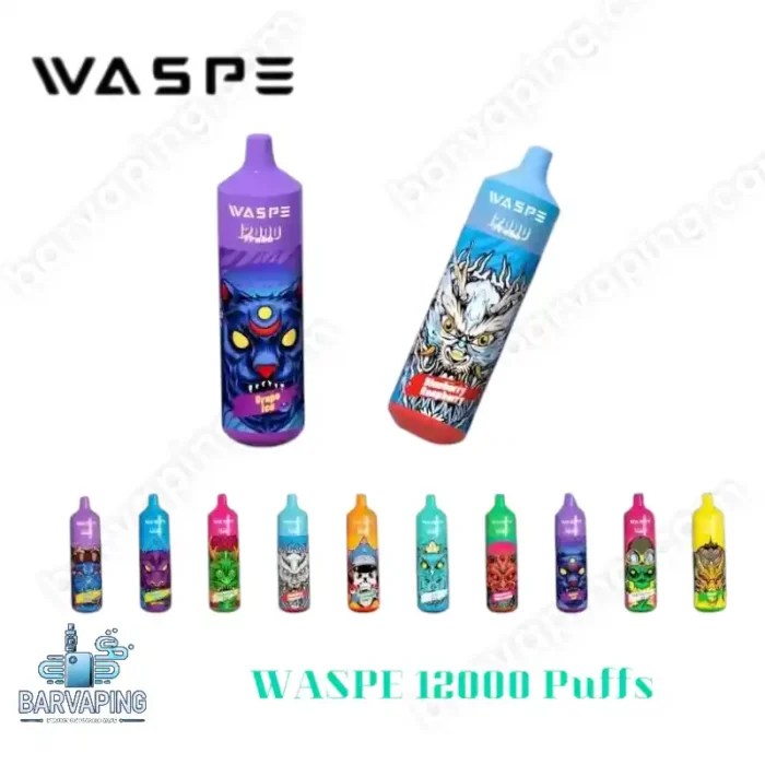 WASPE 12000 Puffs Enjoy 12000 Puffs with 20ml E Liquid and Rechargeable Type C Port (2)