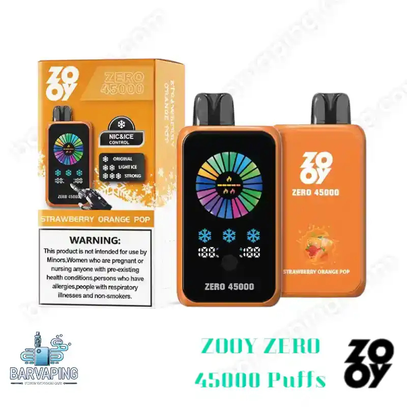 ZOOY ZERO 45000 Puffs Well-received Disposable Vape 1000mAh Battery and Type-C Charging