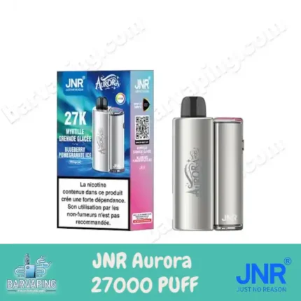 Puff Jnr Vape Aurora 27000 disposable vape 19ml pre-filled e-liquid tank